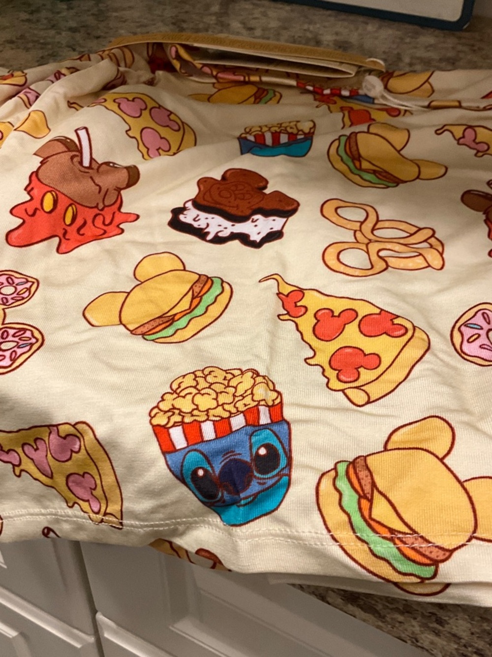 Little Snuggles Disney Park Pizza Snack Bamboo Pajamas
